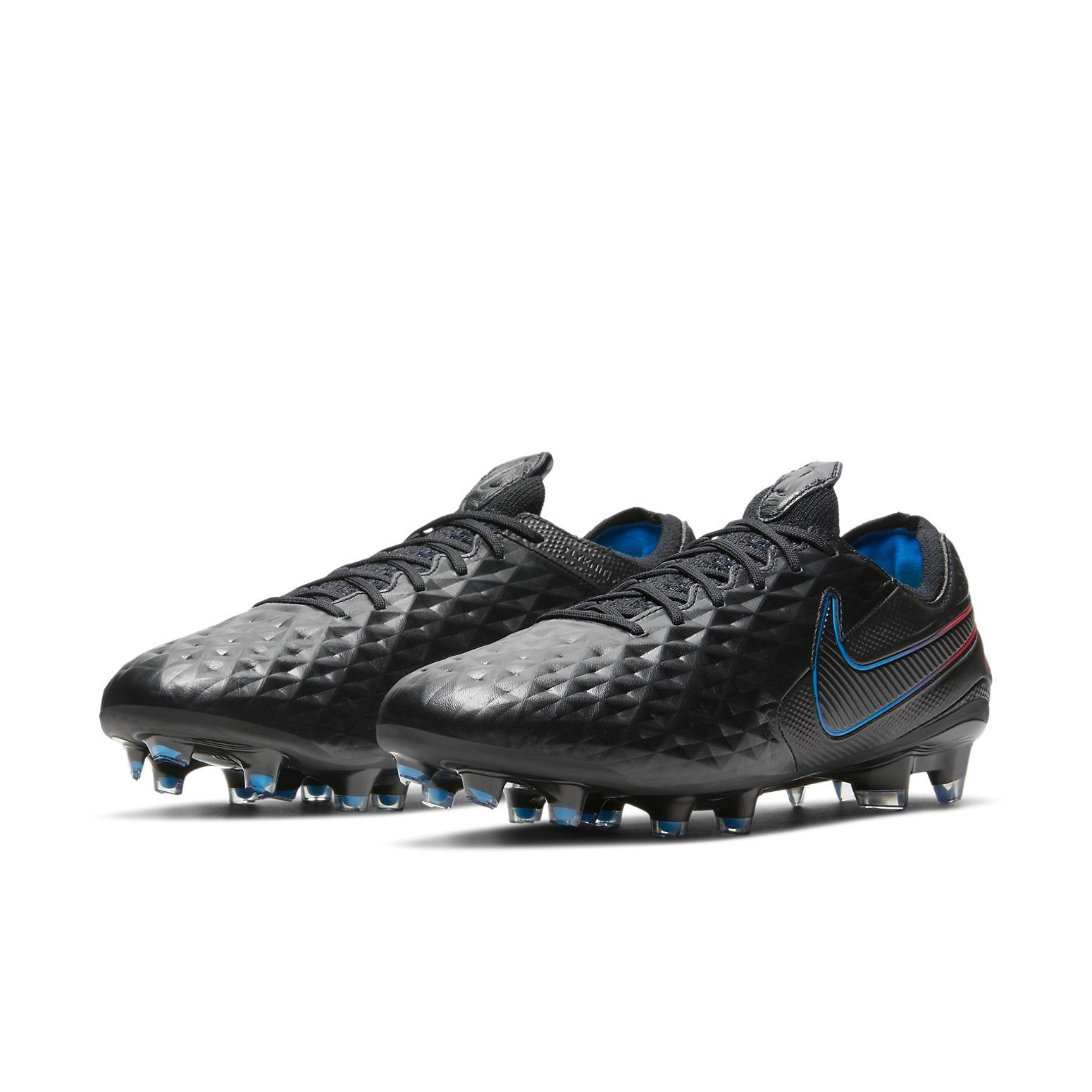 Nike Tiempo Legend 8 Elite FG 'Black Siren Red Photo Blue' AT5293-090
