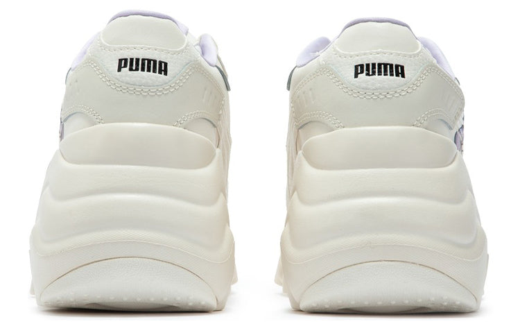 (WMNS) PUMA Pulsar Wedge 'White Purple' 386654-01