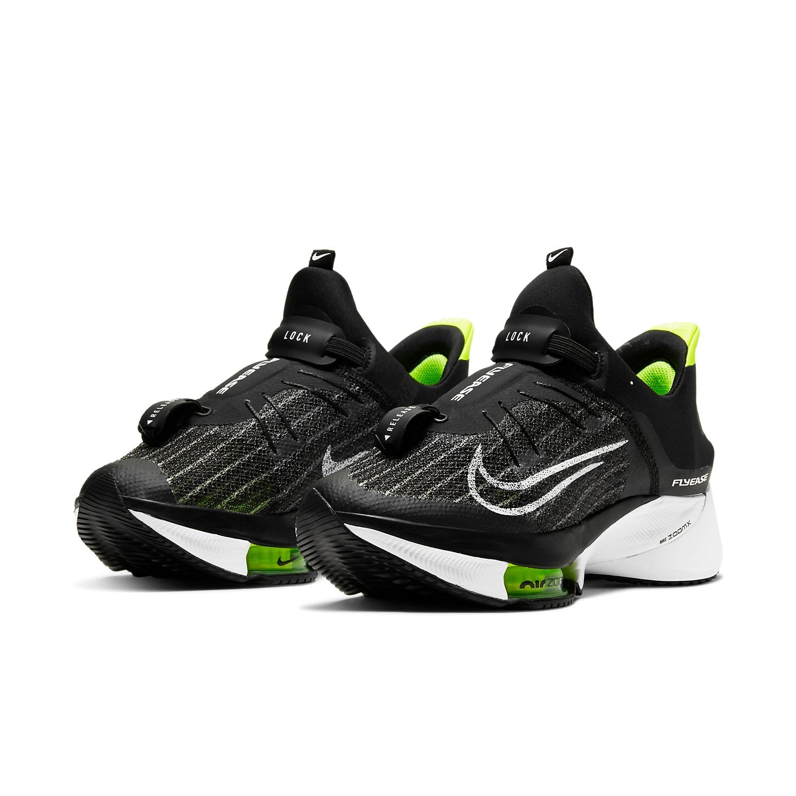(WMNS) Nike Air Zoom Tempo Next% FlyEase Black/White/Green CZ2853-001