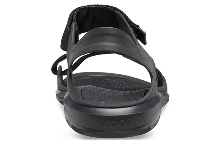 Crocs Swiftwater Light Cozy Sports Black Sandals 206526-060