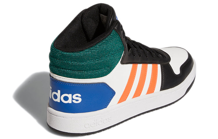 adidas Hoops 2.0 Mid Basketball Shoes 'White Multi Color' GY5891