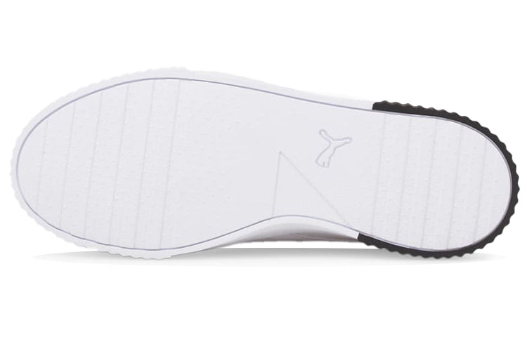 (WMNS) PUMA Carina Logomania Sneakers White/Black 383906-01