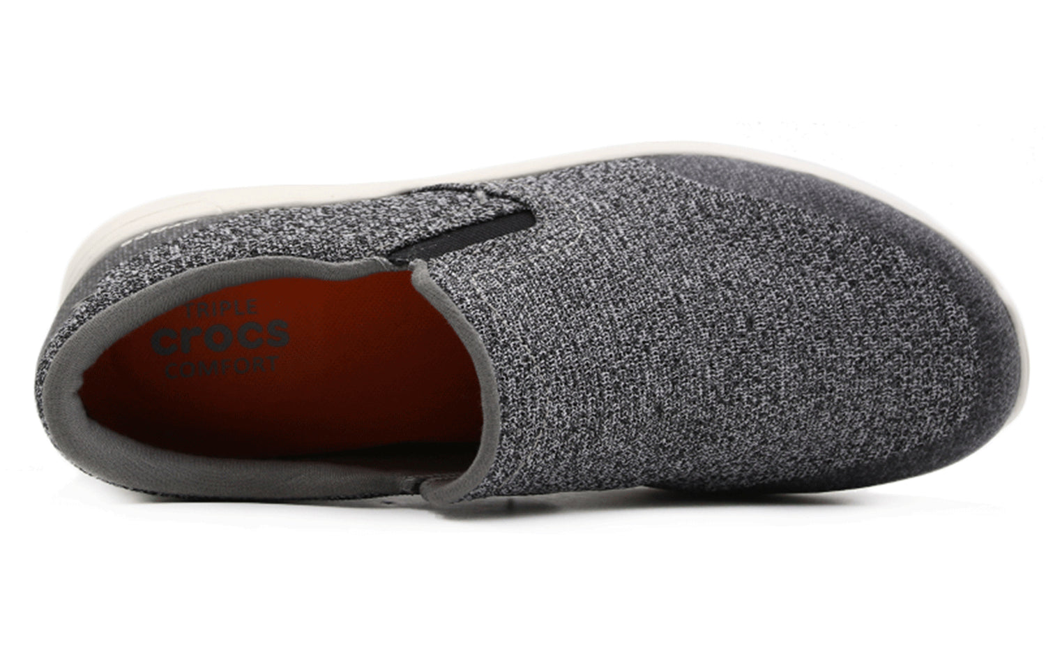 Crocs Kinsale Static Slip-on Shoes 'Grey White' 203977-01R