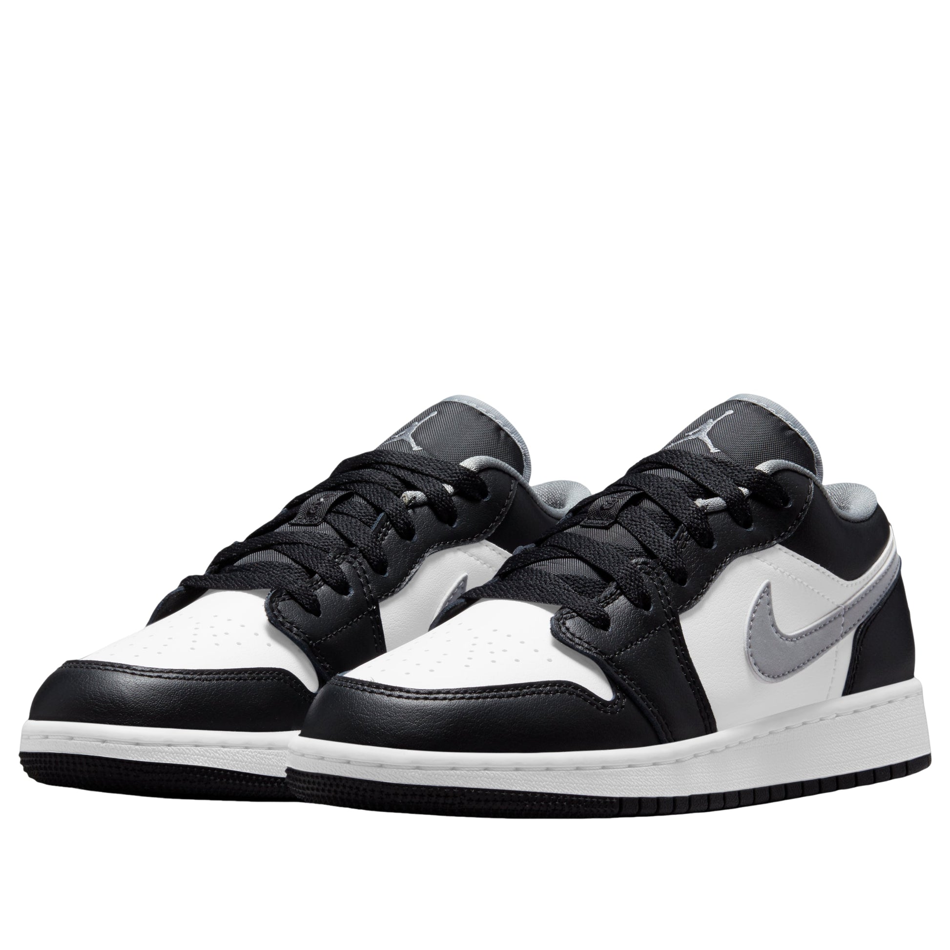 (GS) Air Jordan 1 Low 'Black Medium Grey' 553560-040