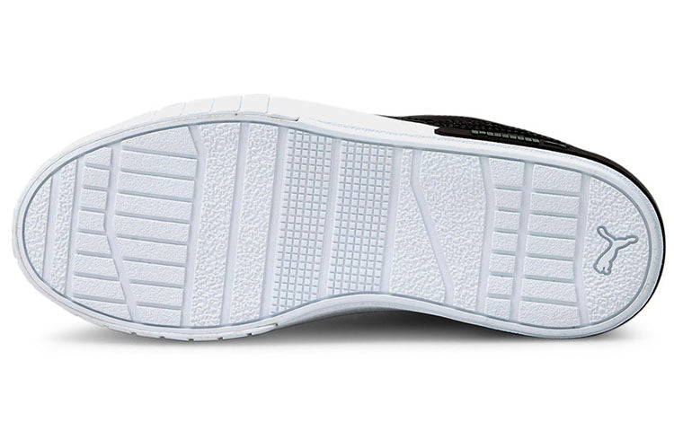 (WMNS) PUMA Cali Star Snake Sneakers Black/White 380629-02