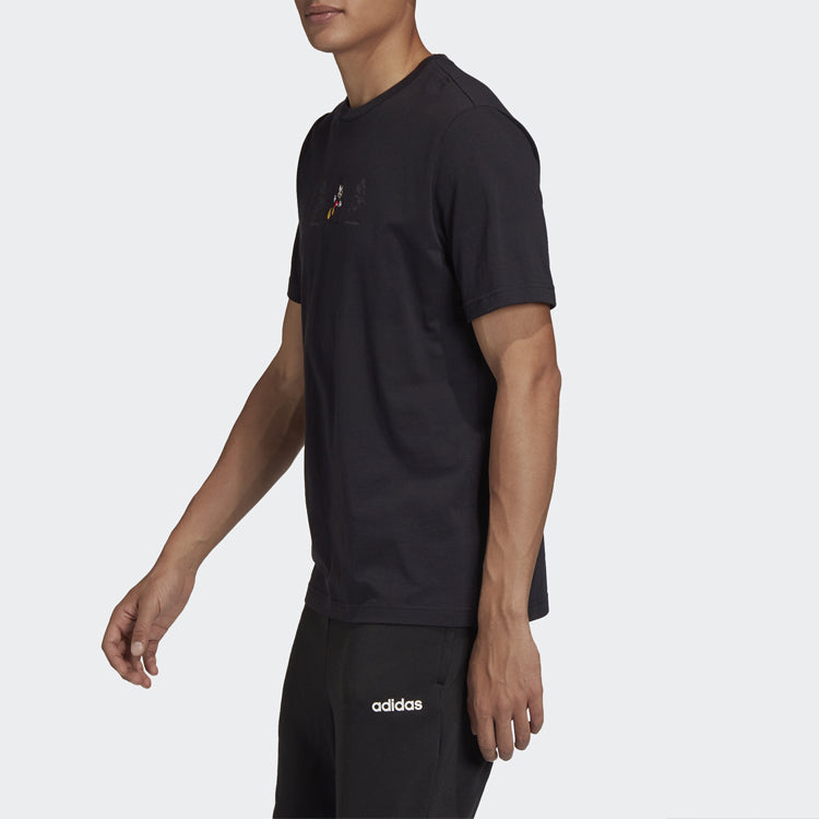 adidas DISNEY TEE Training Sports Short Sleeve Black GL2225
