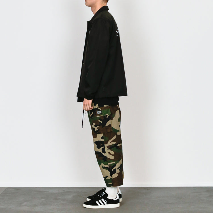 Stussy Unisex Printing Coach Jacket Black 115394-0001