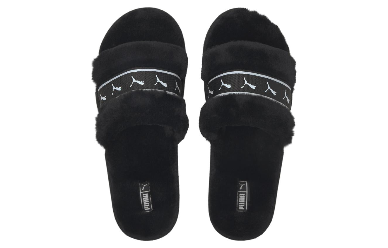 (WMNS) PUMA Fluff Remix BX 'Black White' 385346-01