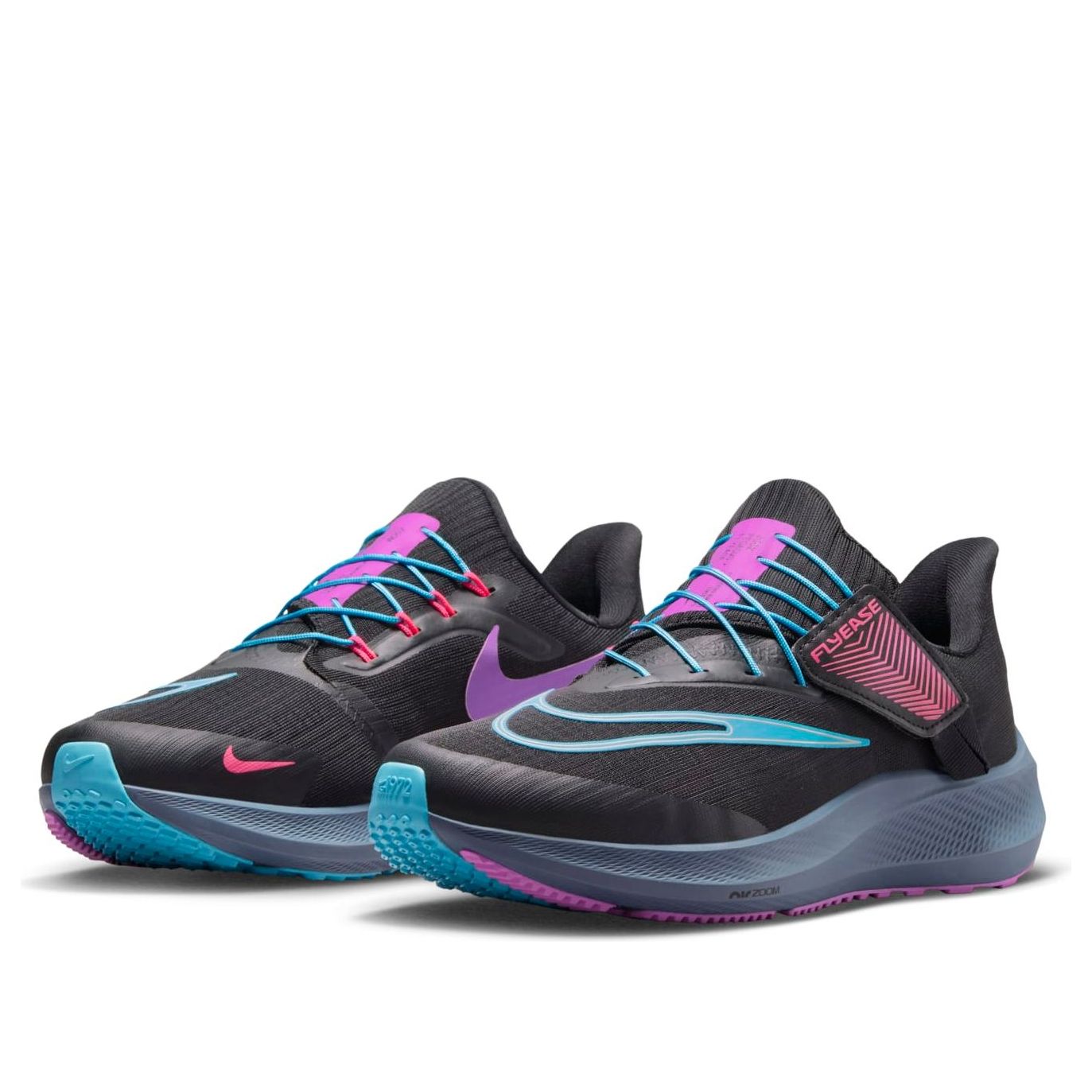 (WMNS) Nike Air Zoom Pegasus 39 FlyEase SE 'Black Baltic Blue' FJ2976-001