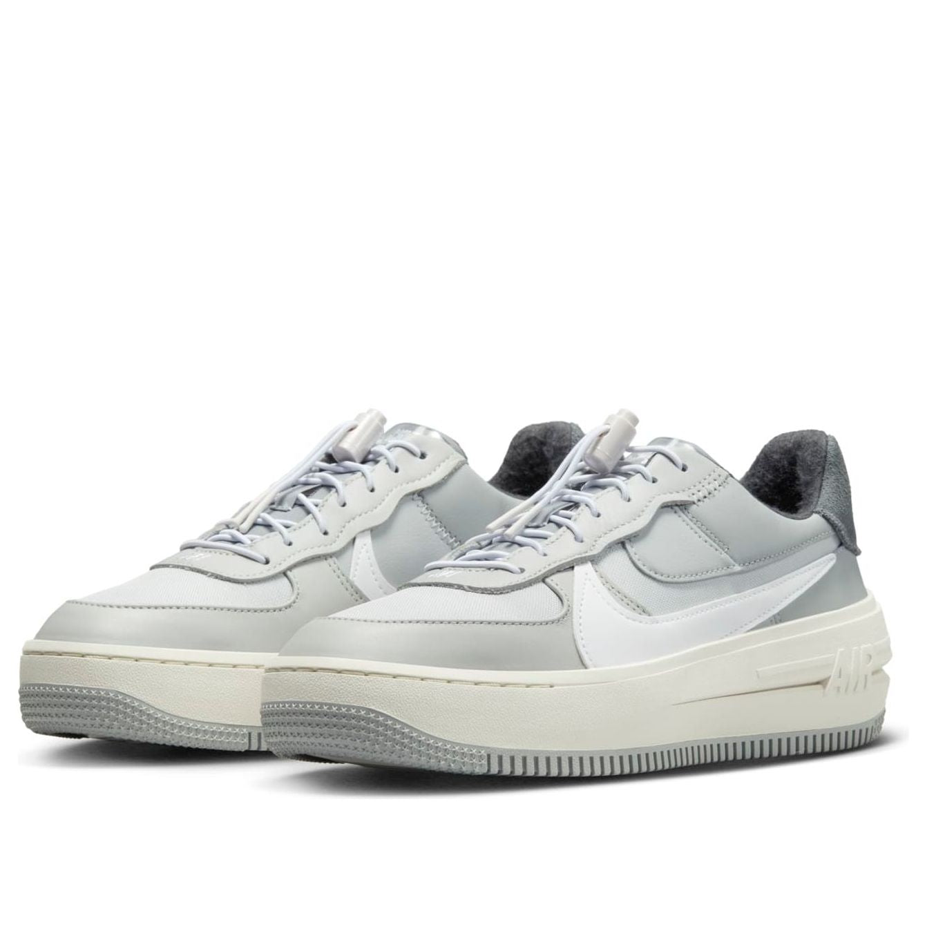 (WMNS) Nike Air Force 1 PLT.AF.ORM Lv8 'Grey White' DZ4985-097