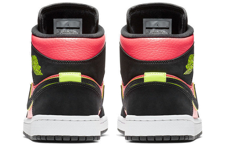 (WMNS) Air Jordan 1 Retro Mid 'Hot Punch Volt' BQ6472-006