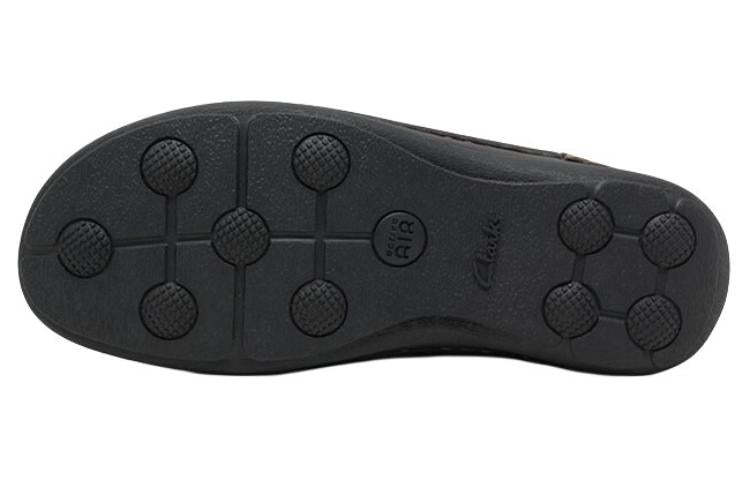 Clarks Nature Three Derby Sneakers 'Ebony Oily' 20340682