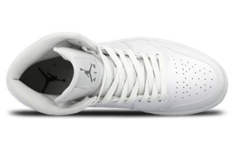 (GS) Air Jordan 1 Retro Mid 'White Cool Grey' 554725-102