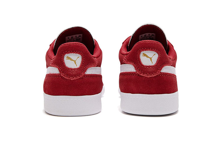 PUMA Icra Trainer Sd White/Red Low Casual Board Shoes 356741-33