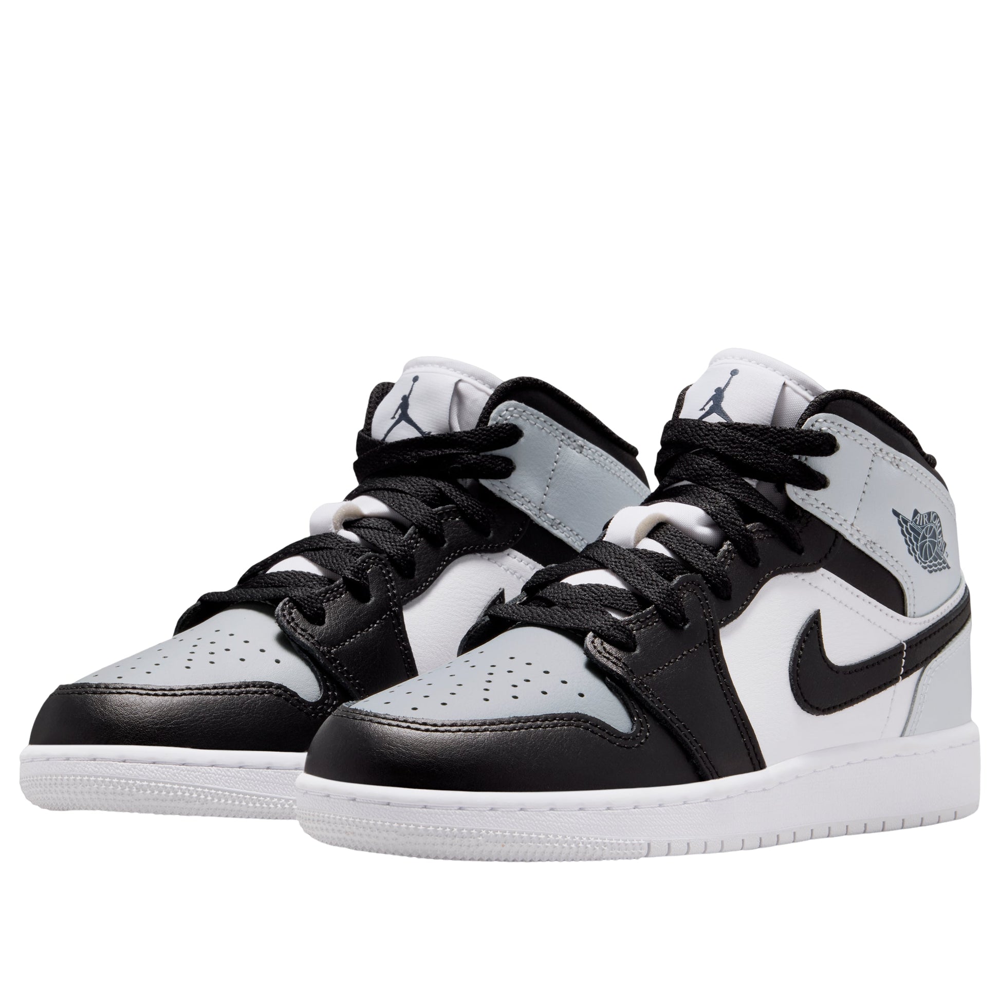 (GS) Air Jordan 1 Mid 'Black Aura Squadron Blue' DQ8423-002