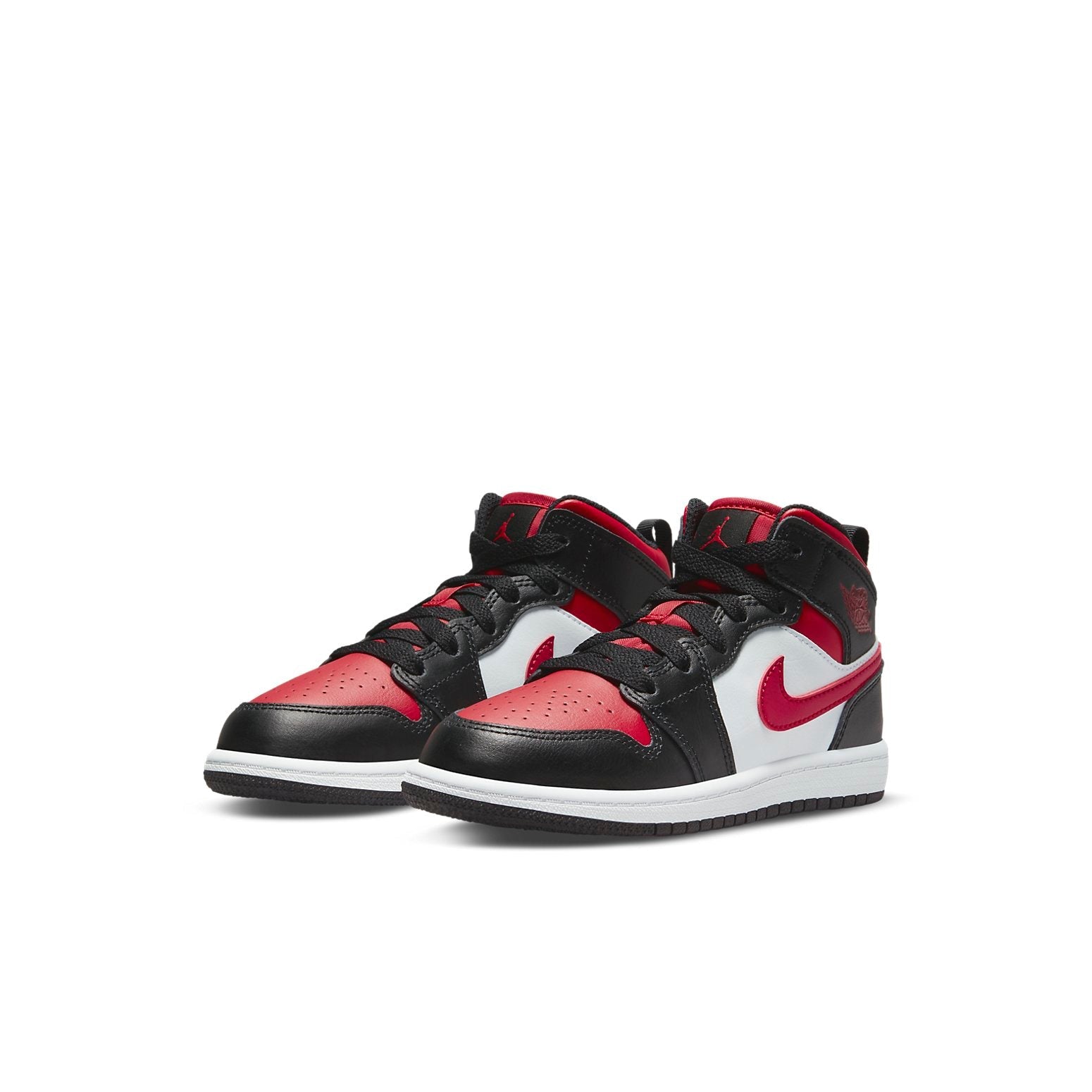 (PS) Air Jordan 1 Mid 'Black Fire Red' 640734-079