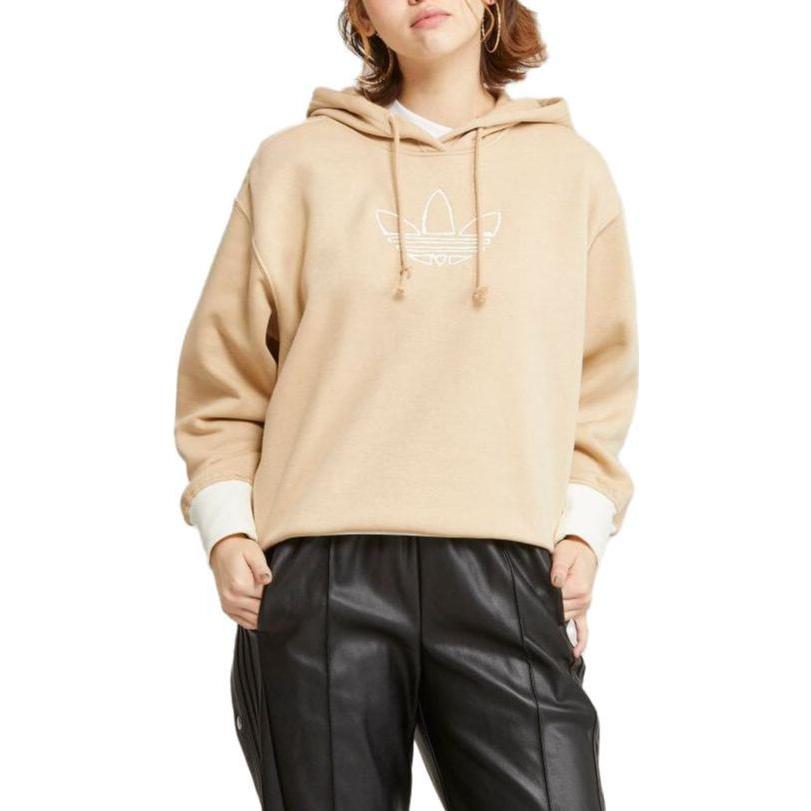 (WMNS) adidas Word Full Zip Hoodies 'Beige' IK9893