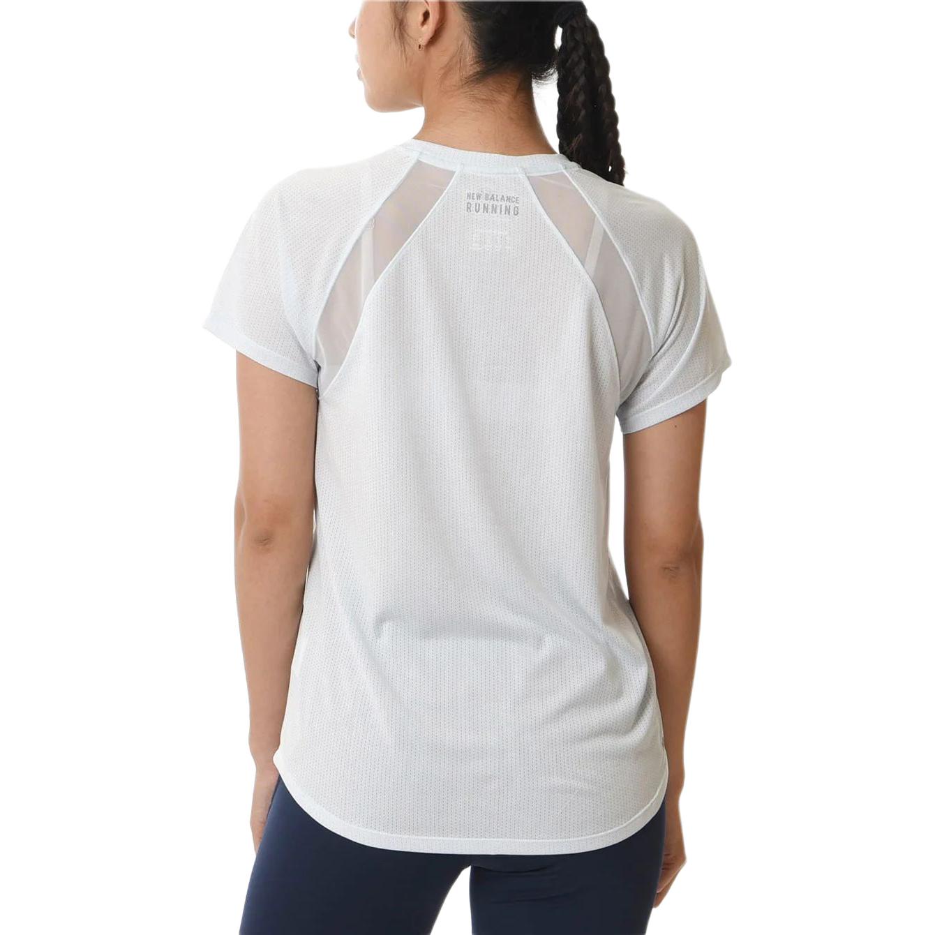 (WMNS) New Balance Impact Run T-Shirt Asia Sizing 'Ice Blue Heather' WT21262-IBH