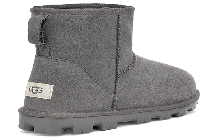 (WMNS) UGG Essential Mini Classic Fleece Lined Gray 1115030-CHRC