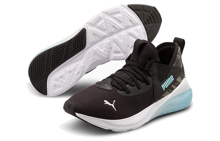 (WMNS) PUMA Cell Vive Animal Low Top Running Shoes Brown/White/Blue 194371-01
