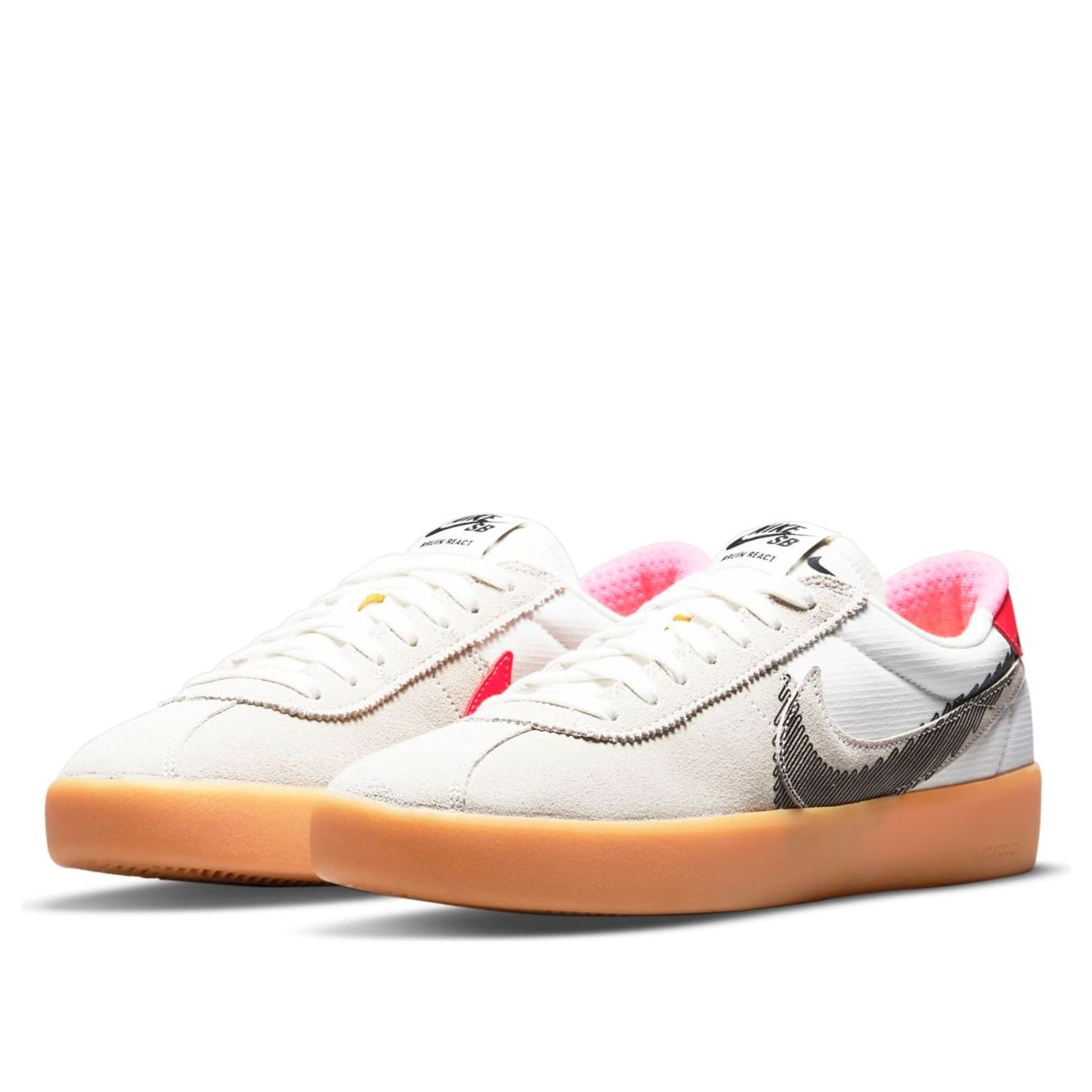 Nike Bruin React T SB 'Rawdacious - Summit White' CV5980-101