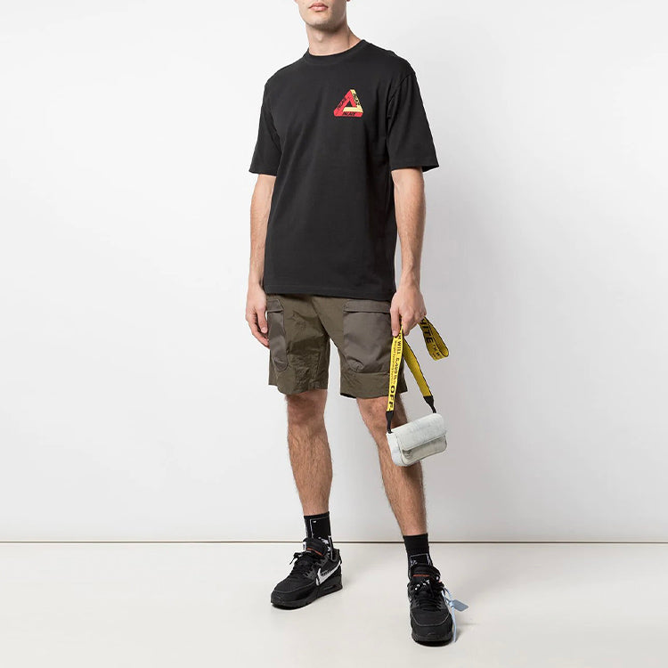 Men's PALACE Chi-ferg Tee Shanghai limited Chi-Ferg Pattern Printing Short Sleeve Black P17TS161