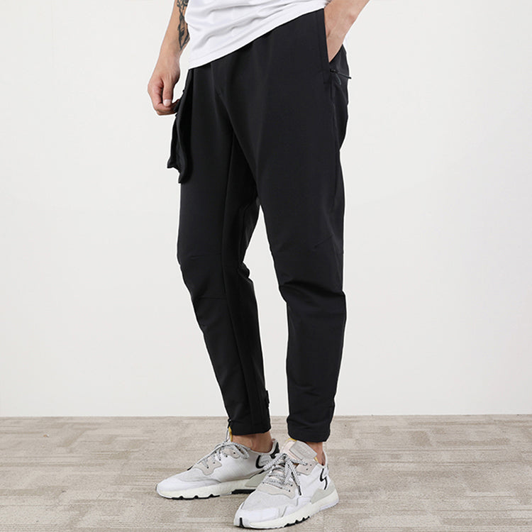 adidas Th Pnt Wv Flc Leisure Sports Training Wear Woven Trousers Men's Black GM4424