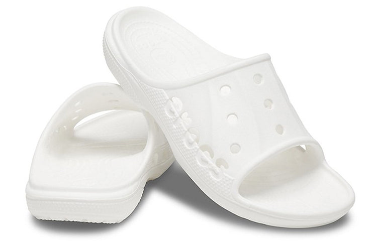 Crocs Baya Minimalistic Casual Slippers White 12000-100