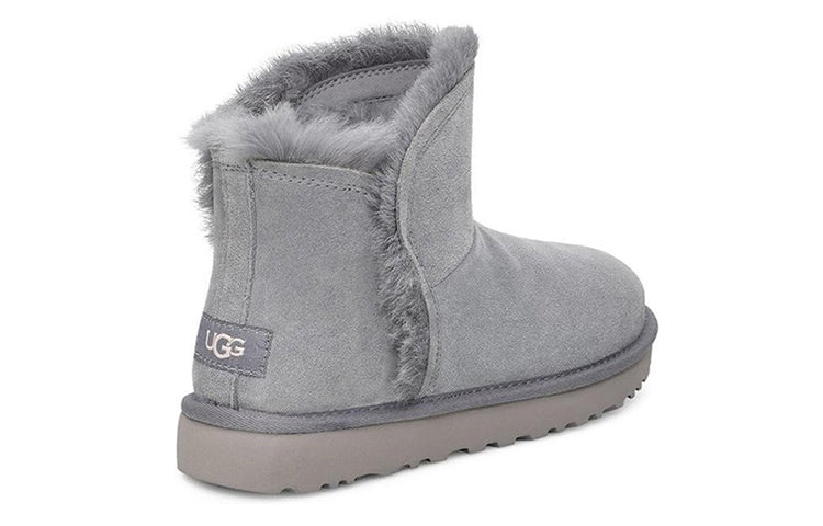(WMNS) UGG Classic Mini Fluff High-Low 'Blue Grey' 1103745-GYS