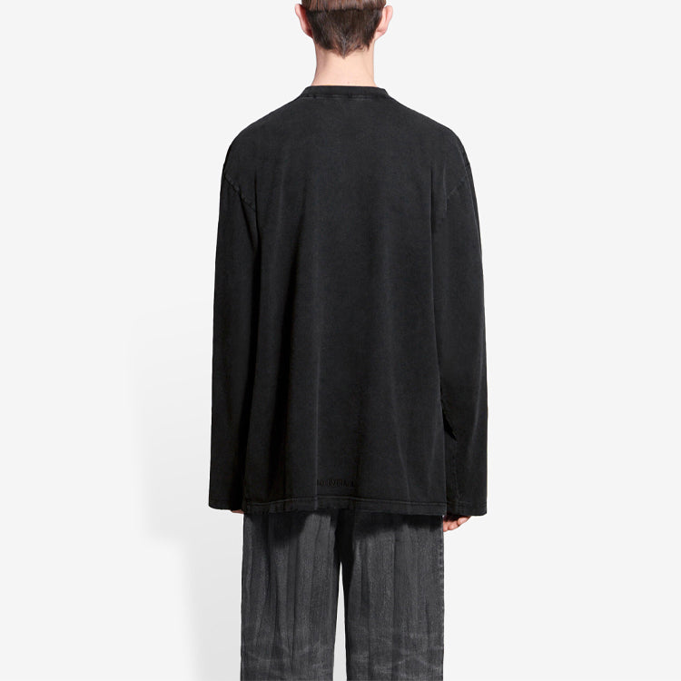 Balenciaga Rammstein Germany Band Crossover Long Sleeves Unisex Black 651796TLV511000