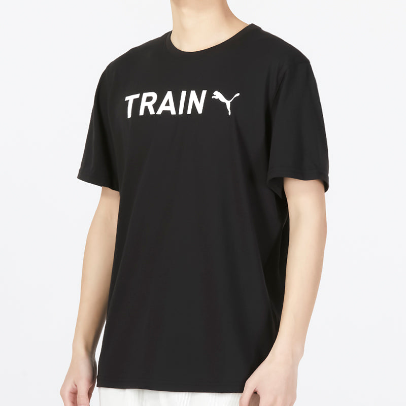 PUMA Graphic Train T-Shirt 'Black' 523722-01