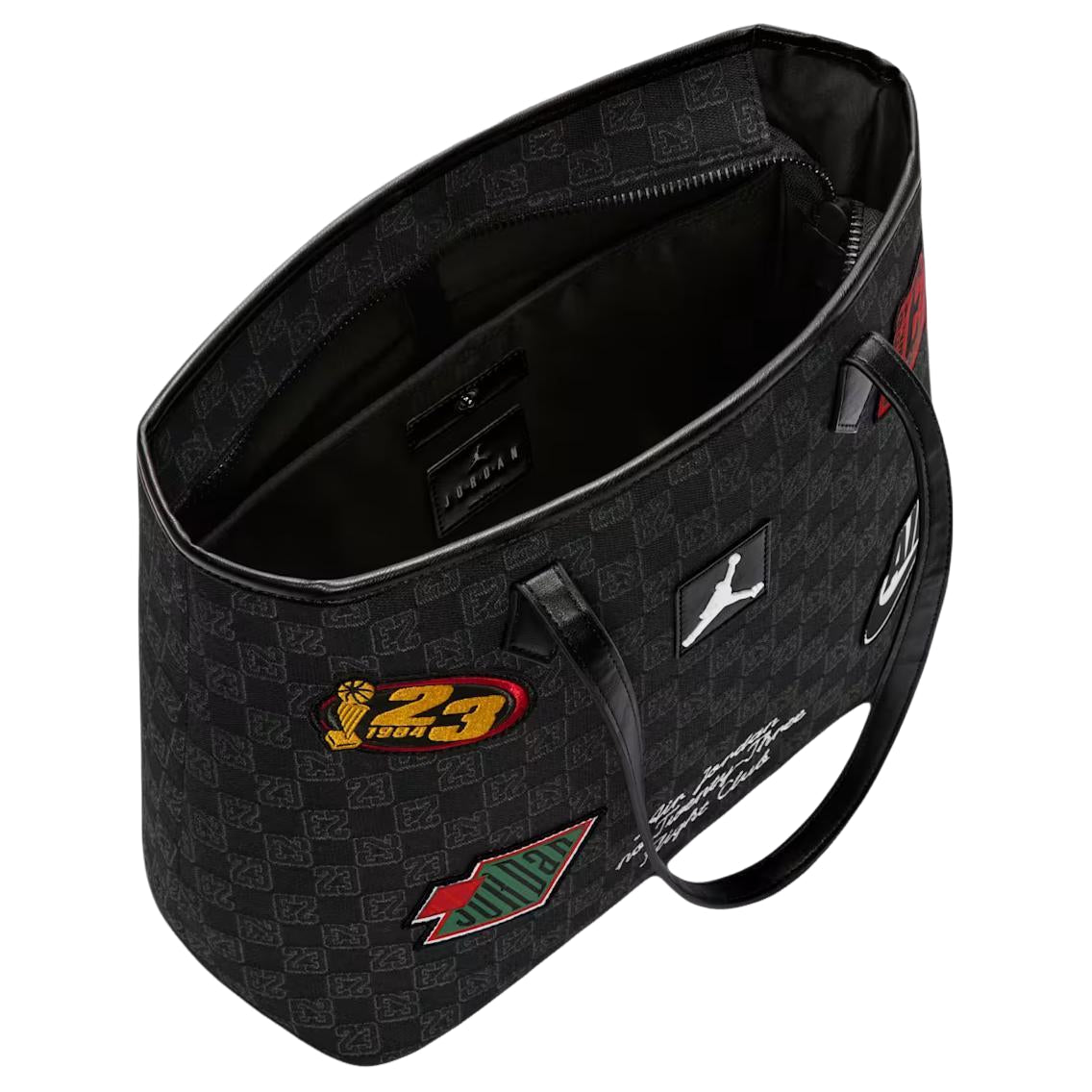 Jordan Monogram 17L Tote Bag 'Black' IQ3692-010