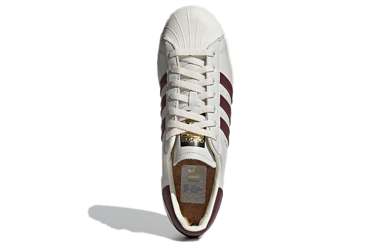 adidas Superstar 'Off White Maroon' H68187