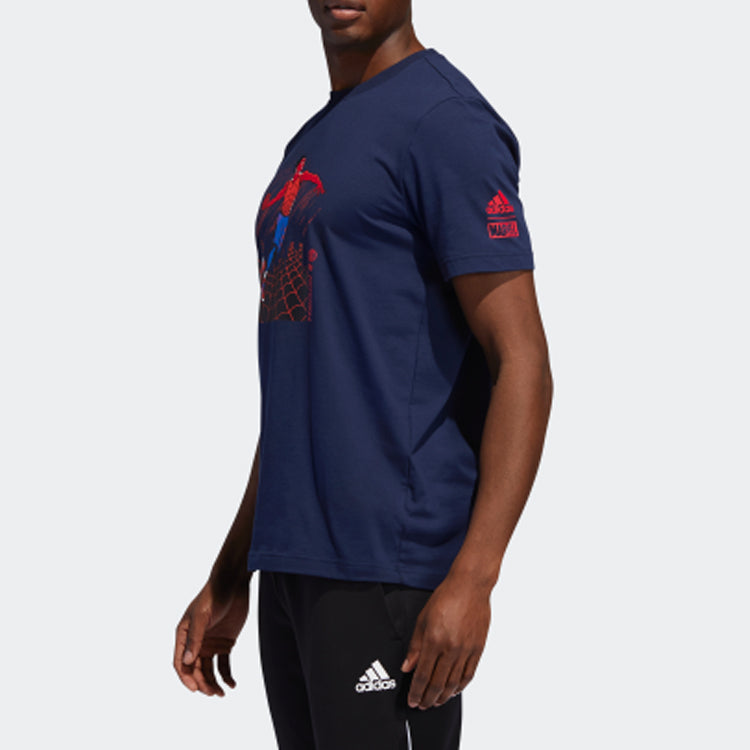 adidasx Crossover Basketball Short Sleeve Navy Blue DX6982
