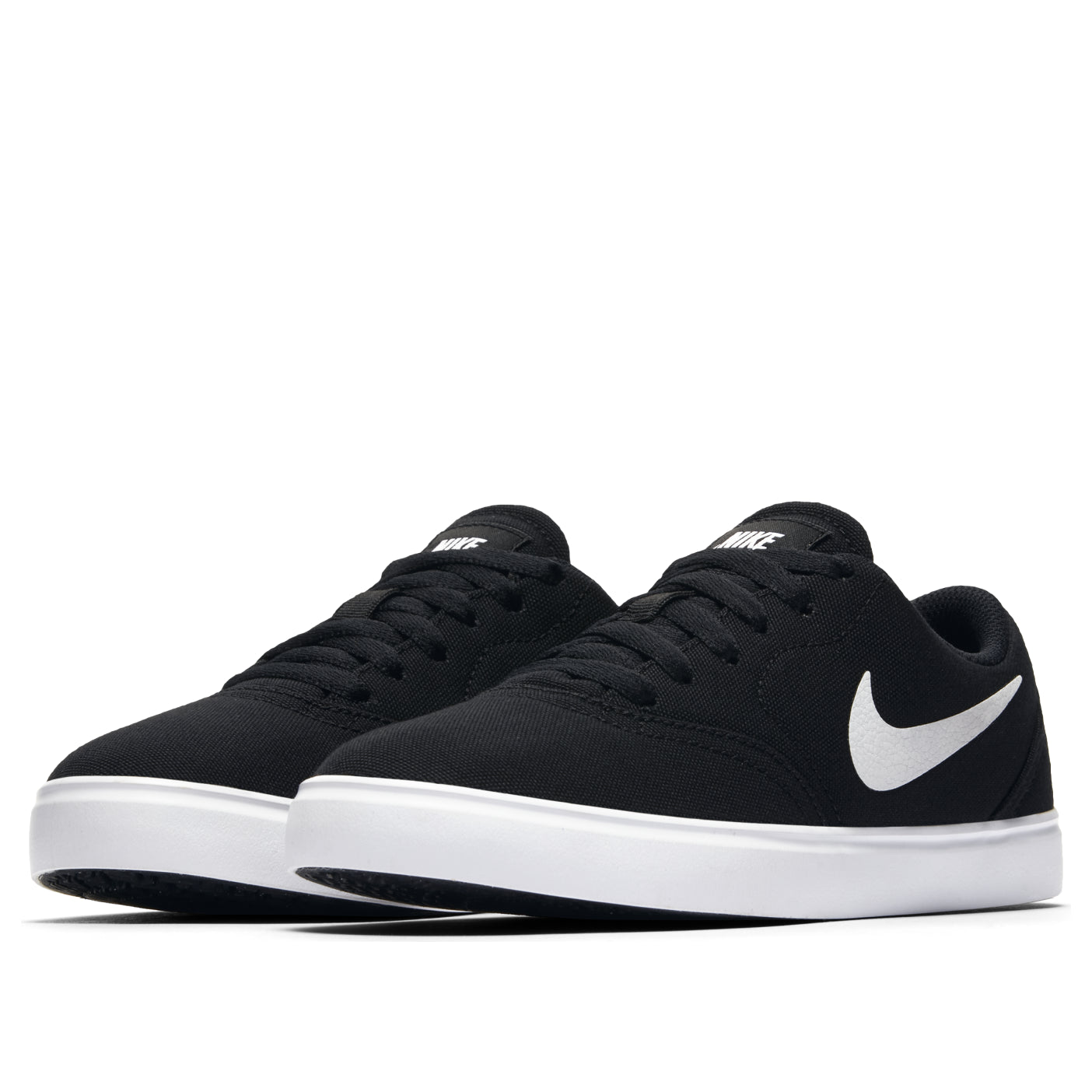 (GS) Nike Check Canvas SB 'Black Summit White' 905373-003