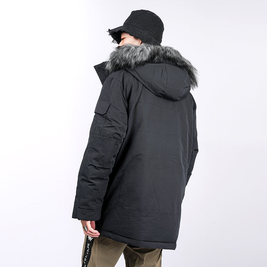 New Balance Warm Long Down Jacket Asia Sizing 'Black' NPA46021-BK