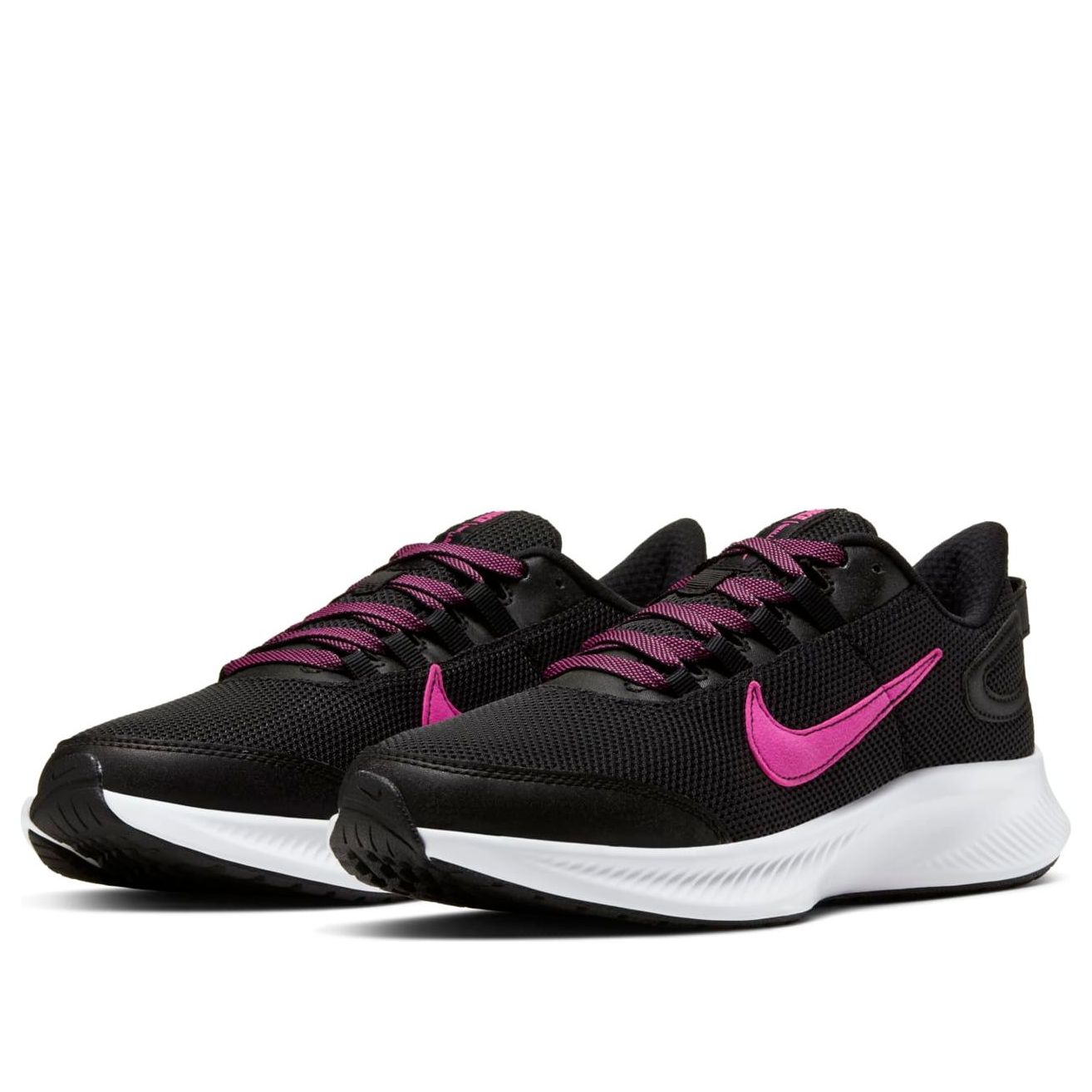 (WMNS) Nike Runallday 2 'Black Fire Pink' CD0224-005