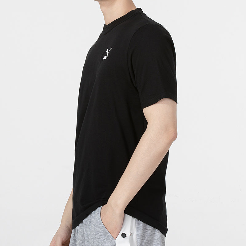 PUMA Tennis Club Graphic Tee 'Black' 536958-01