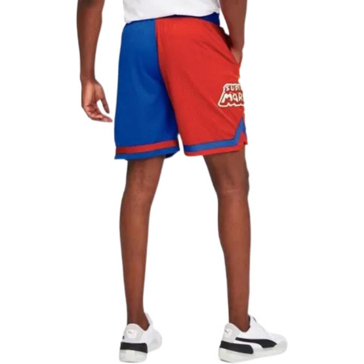 PUMA Super Mario Shorts 'Blue Red White' 589100-01