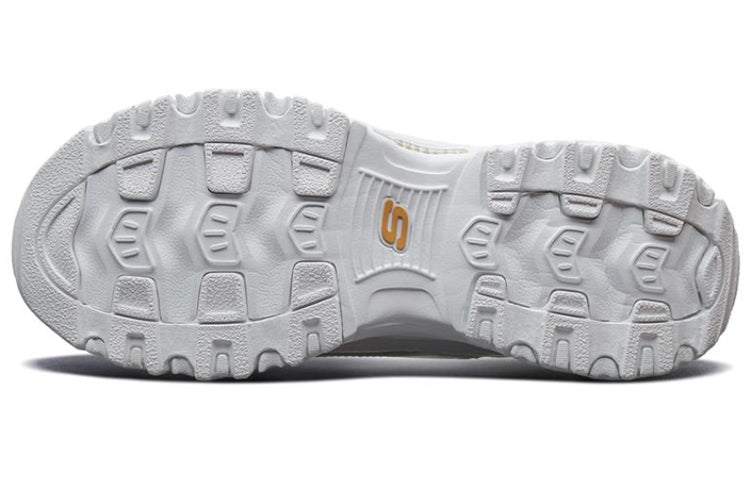 (WMNS) Skechers D'lites GS White/Gold 11931-WGD