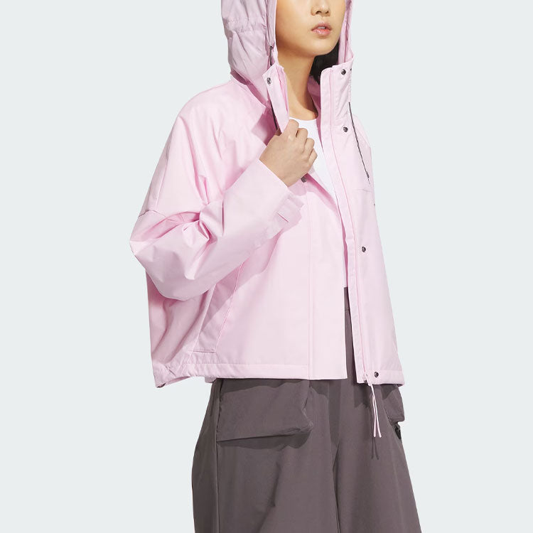 (WMNS) adidas City Escape Woven Jacket Asia Sizing 'Pink' JE8590