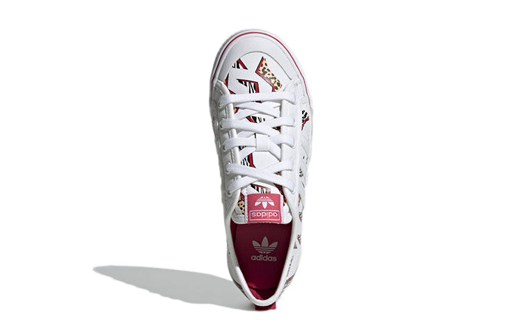 (GS) adidas Nizza J 'White Red' FY8433