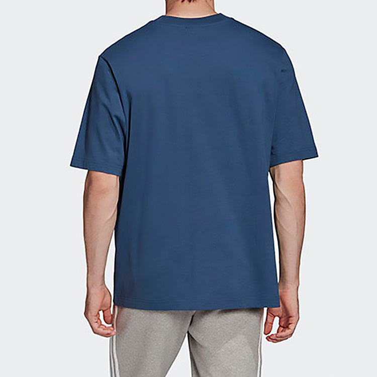 adidas originals Sports Round Neck Short Sleeve Blue FM3795