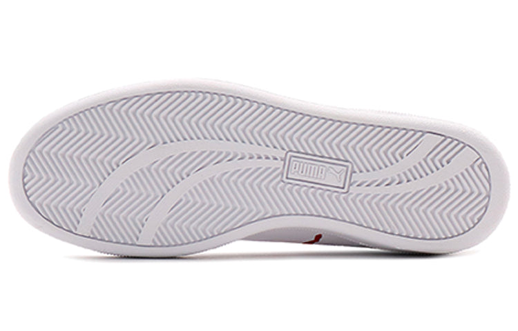 PUMA Smash Cat L White/Red 362945-01