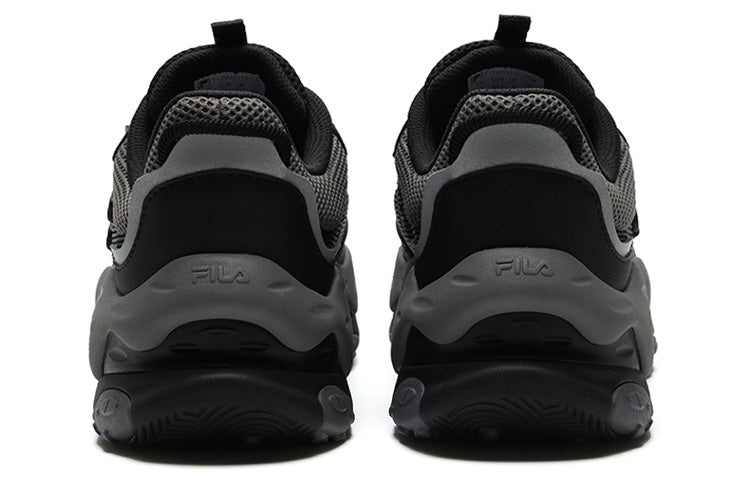 (WMNS) FILA FUSION CHEESE Sneakers 'Black Grey' T12W331101FQP