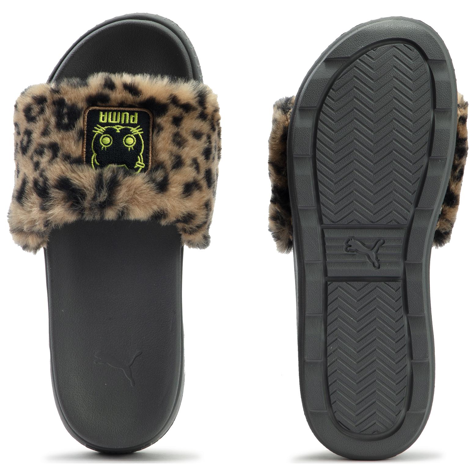 (WMNS) PUMA NEKO-san Carmen Slides 'Tan Grey' 399427