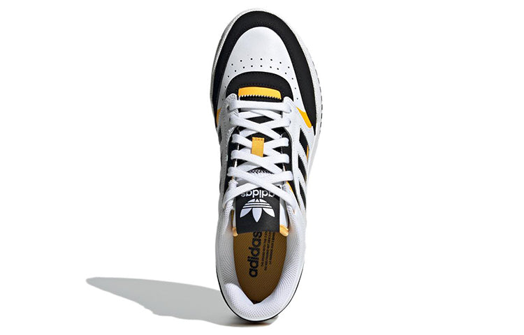 adidas originals Drop Step Low 'White Black Yellow' GW9727
