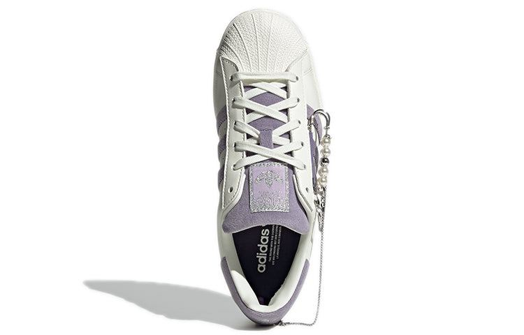 (WMNS) adidas originals Superstar SneakersShoes 'White Purple' GZ3389