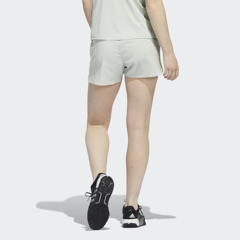 (WMNS) adidas Run Fast Running Shorts With Inner Briefs Asia Sizing 'Green Black' HA4293