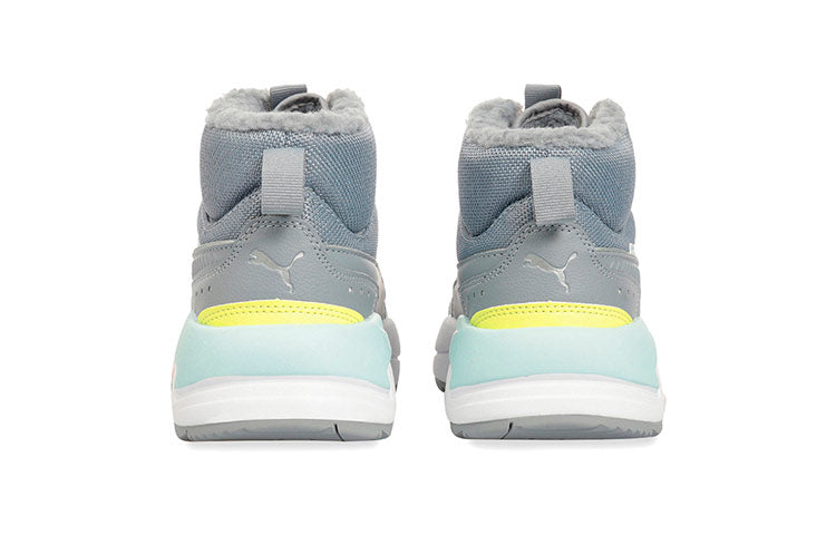PUMA X-ray 2 Square Mid Reflective White/Grey/Green Mid Running Shoes 375025-02